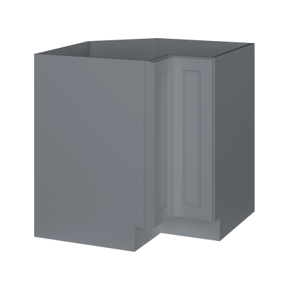 Lazy Suzan Base Kitchen Cabinet SCER33 Colonial Gray LessCare 34.5 in. height 33 in. depth - Kitchen Cabinets