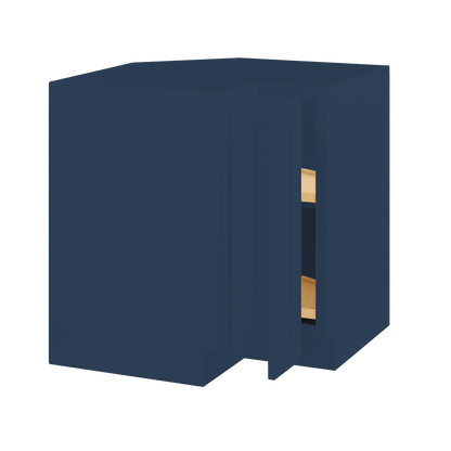 Lazy Suzan Base Kitchen Cabinet SCER33 Danbury Blue LessCare 34.5 in. height 33 in. depth - Kitchen Cabinets