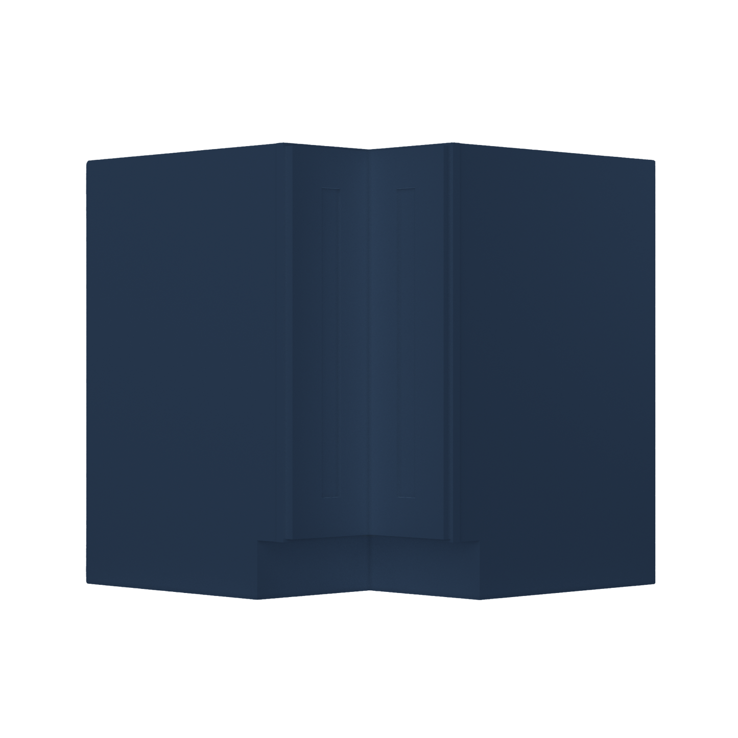Lazy Suzan Base Kitchen Cabinet SCER33 Danbury Blue LessCare 34.5 in. height 33 in. depth - Kitchen Cabinets