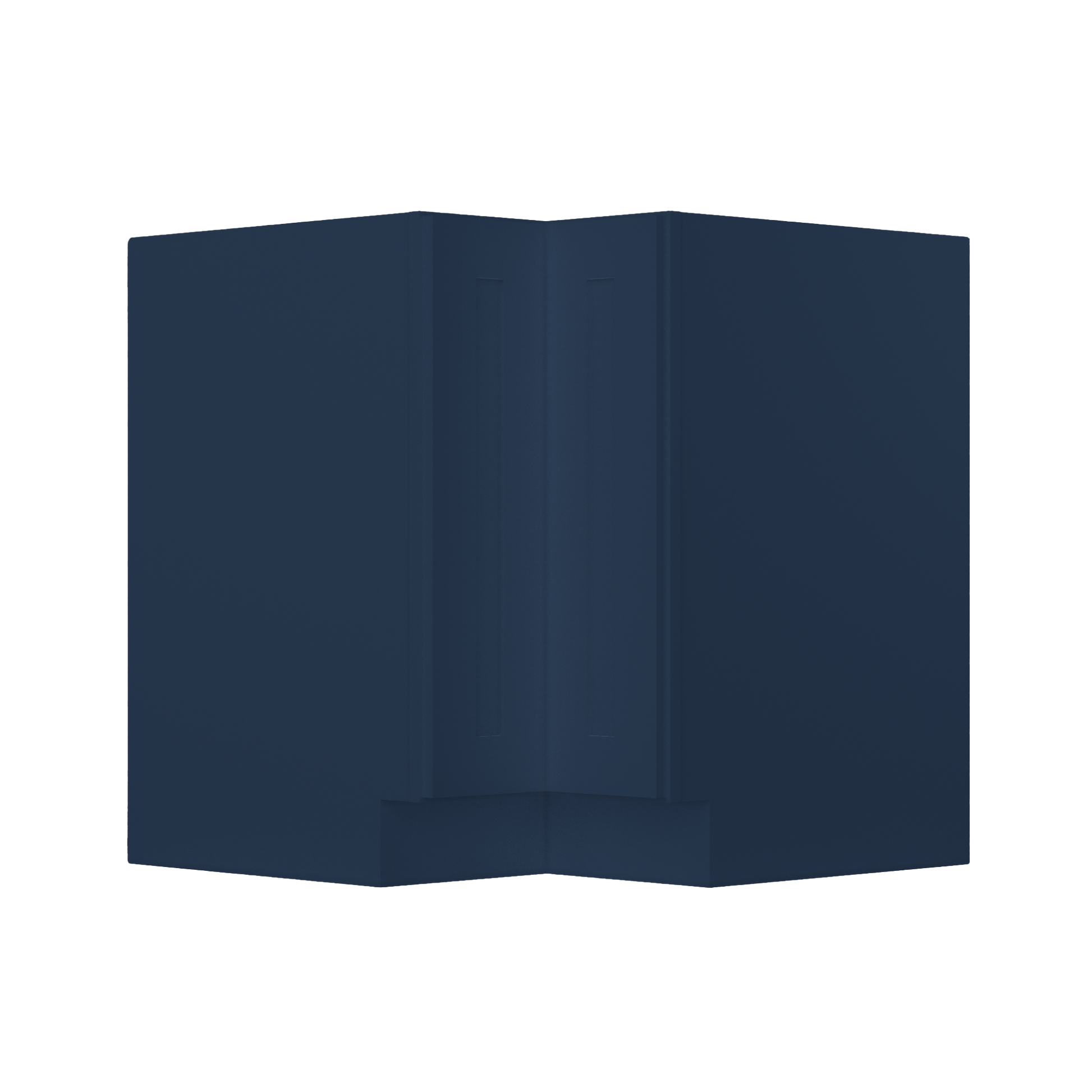 Lazy Suzan Base Kitchen Cabinet SCER33 Danbury Blue LessCare 34.5 in. height 33 in. depth - Kitchen Cabinets