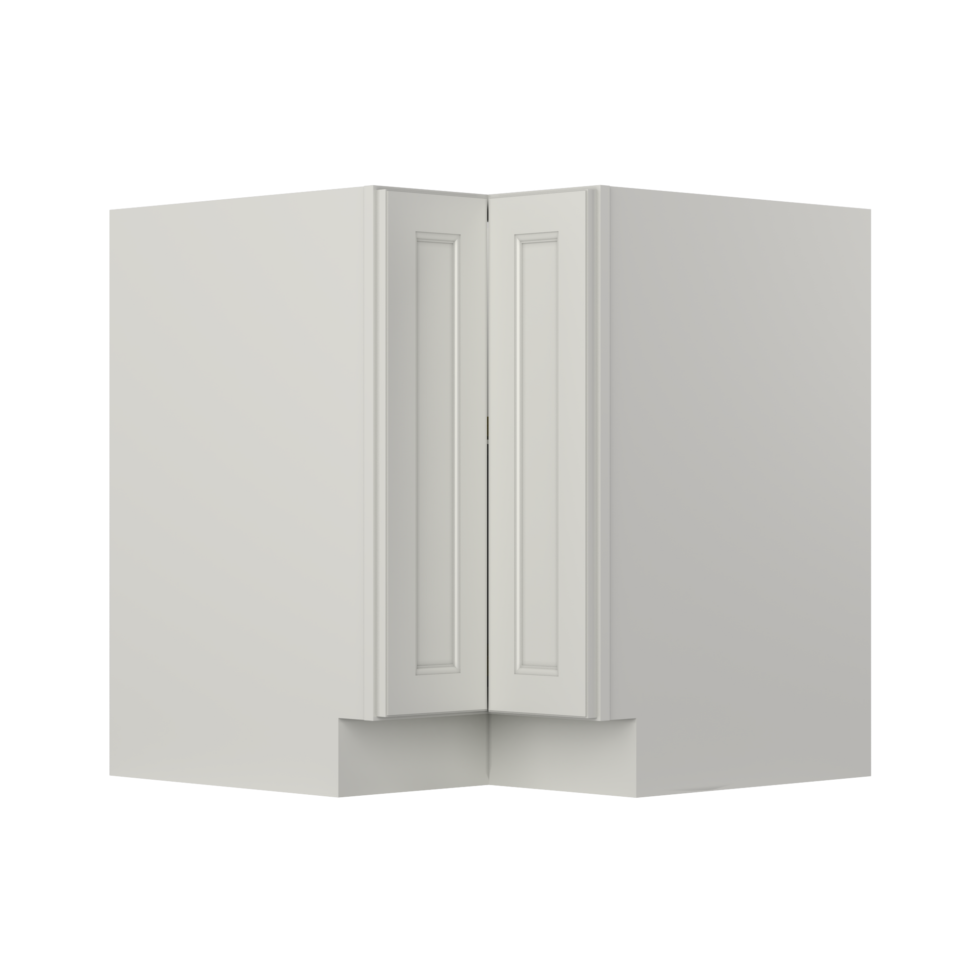 Lazy Suzan Base Kitchen Cabinet SCER33 Milan Pearl LessCare 34.5 in. height 33 in. depth - Kitchen Cabinets