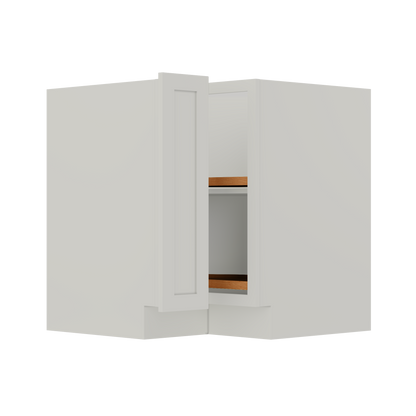 Lazy Suzan Base Kitchen Cabinet SCER33 Milan Pearl LessCare 34.5 in. height 33 in. depth - Kitchen Cabinets