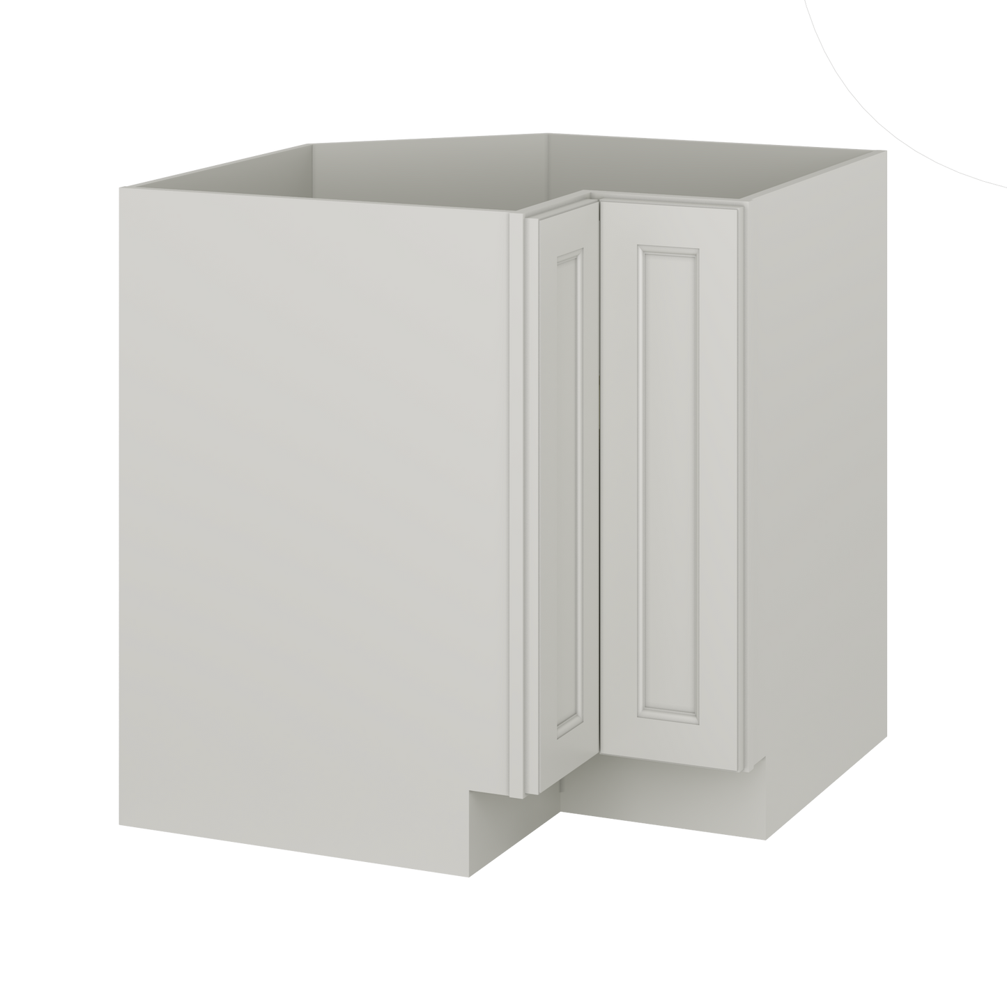 Lazy Suzan Base Kitchen Cabinet SCER33 Milan Pearl LessCare 34.5 in. height 33 in. depth - Kitchen Cabinets