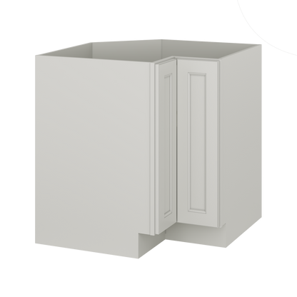 Lazy Suzan Base Kitchen Cabinet SCER33 Milan Pearl LessCare 34.5 in. height 33 in. depth - Kitchen Cabinets