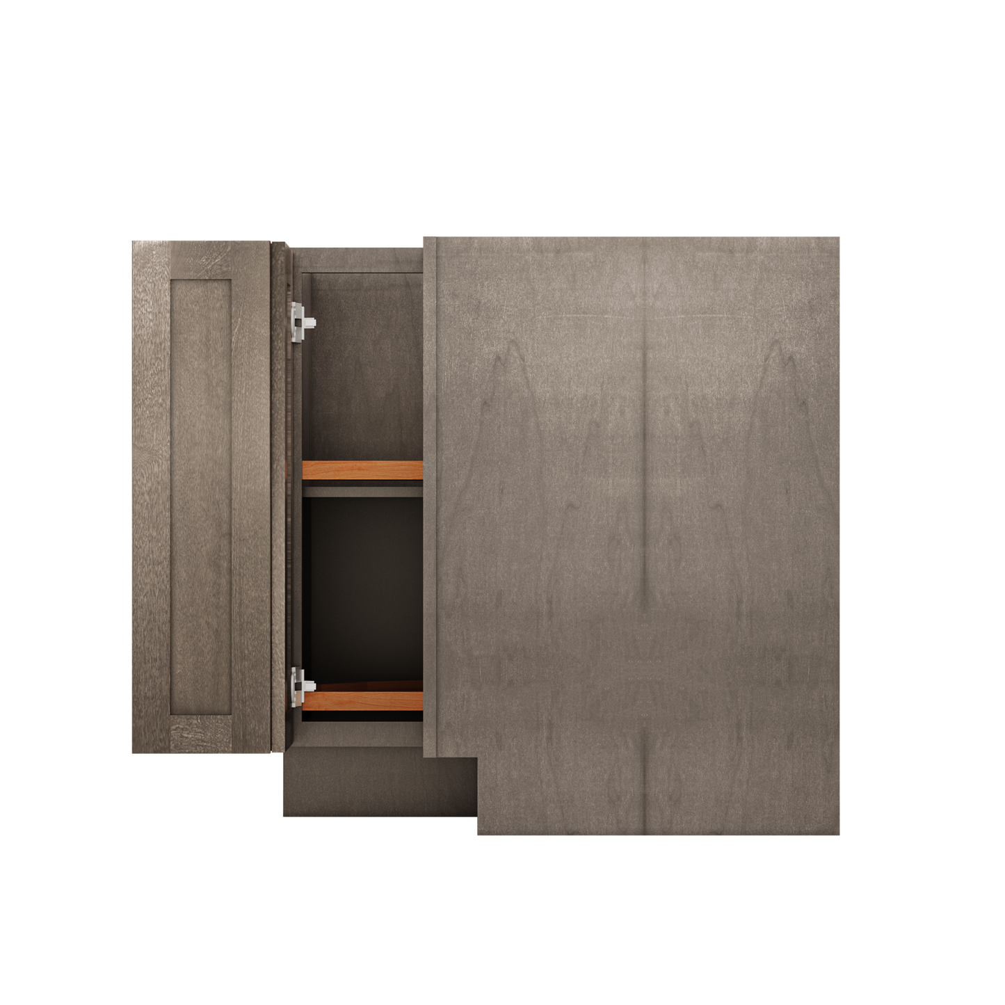 Lazy Suzan Base Kitchen Cabinet SCER33 Milan Slate 34.5 in. height 33 in. depth - Kitchen Cabinets