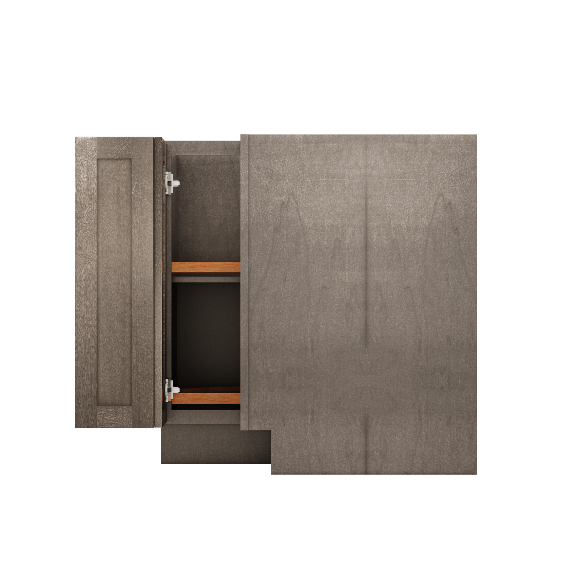 Lazy Suzan Base Kitchen Cabinet SCER33 Milan Slate 34.5 in. height 33 in. depth - Kitchen Cabinets