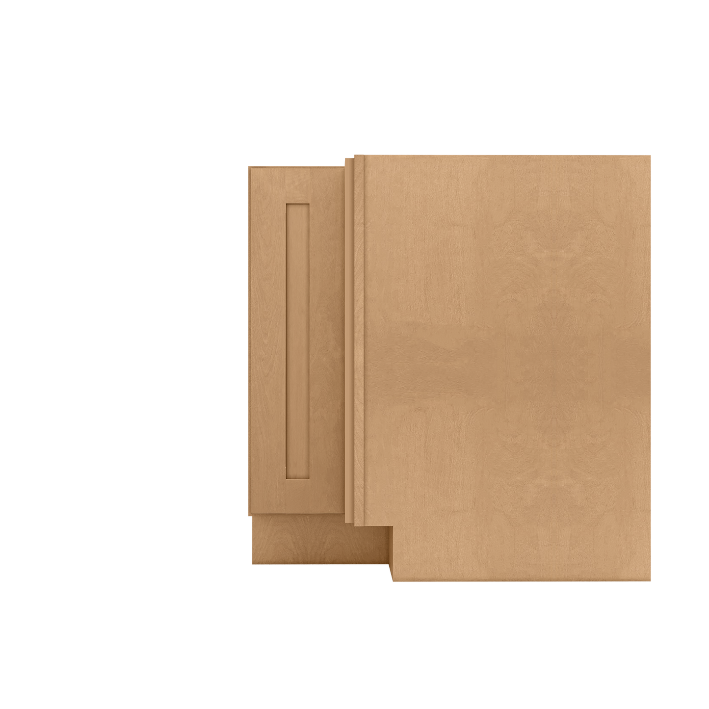 Lazy Suzan Base Kitchen Cabinet SCER33 Shaker Toffee 34.5 in. height 33 in. depth - Kitchen Cabinets