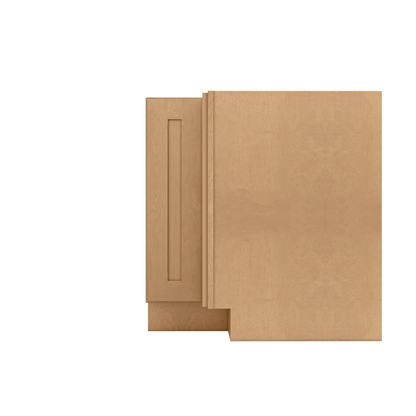 Lazy Suzan Base Kitchen Cabinet SCER33 Shaker Toffee 34.5 in. height 33 in. depth - Kitchen Cabinets