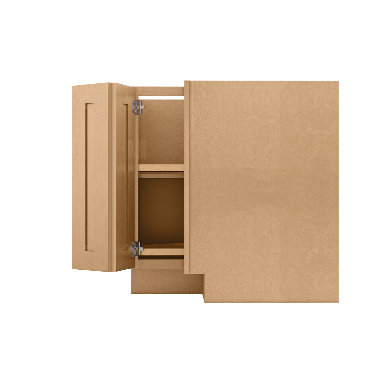 Lazy Suzan Base Kitchen Cabinet SCER33 Shaker Toffee 34.5 in. height 33 in. depth - Kitchen Cabinets