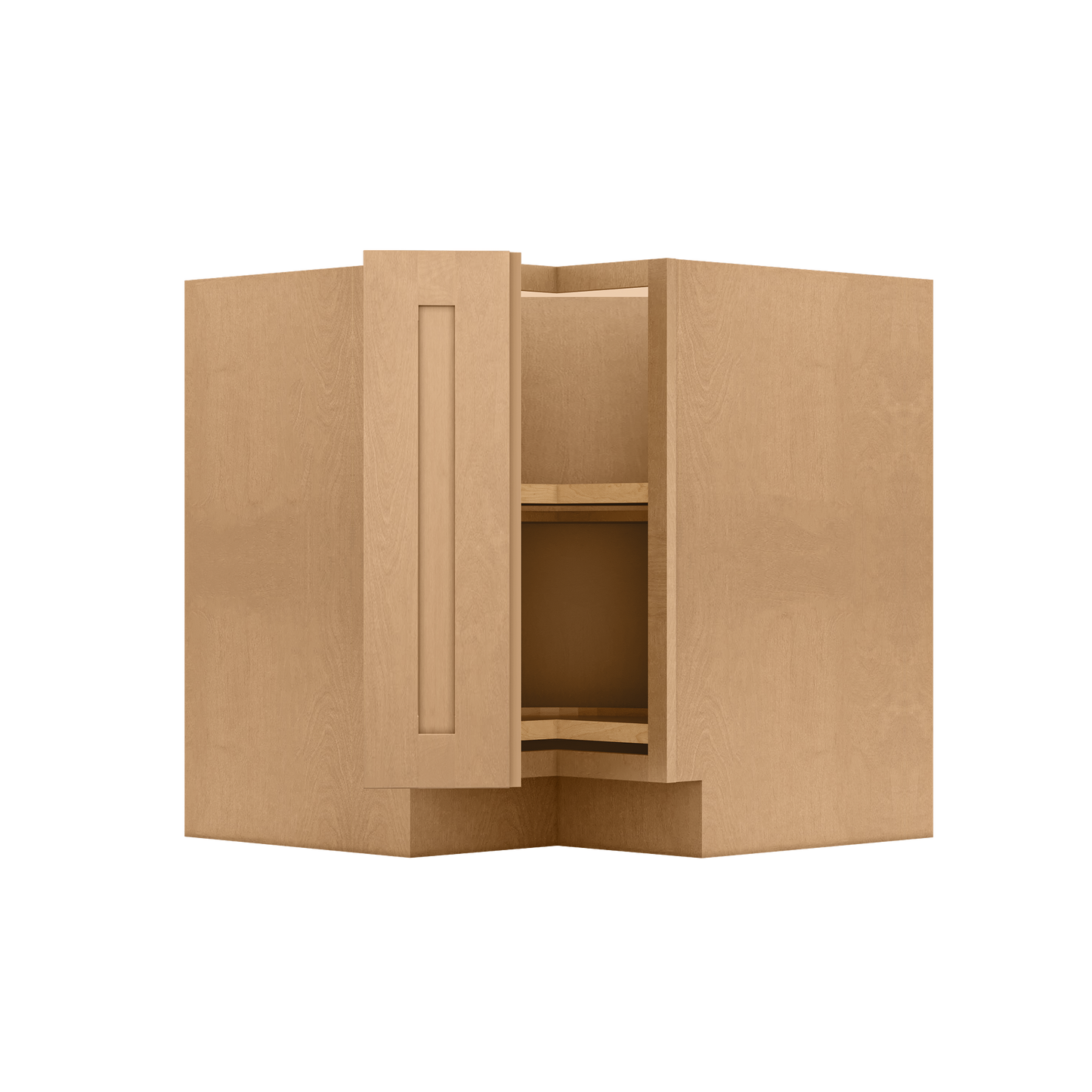 Lazy Suzan Base Kitchen Cabinet SCER33 Shaker Toffee 34.5 in. height 33 in. depth - Kitchen Cabinets