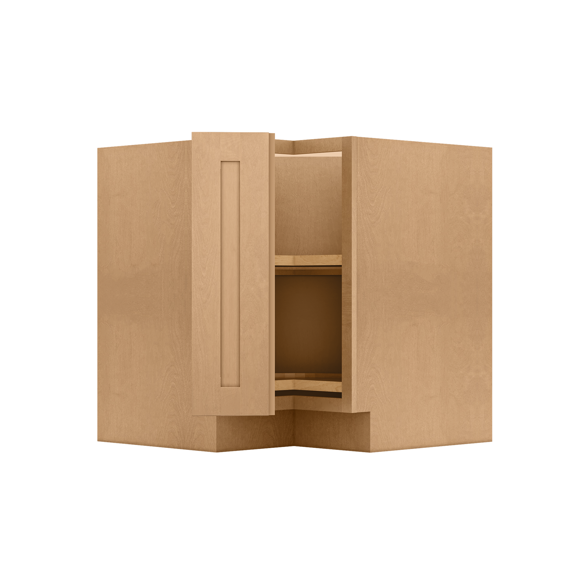 Lazy Suzan Base Kitchen Cabinet SCER33 Shaker Toffee 34.5 in. height 33 in. depth - Kitchen Cabinets