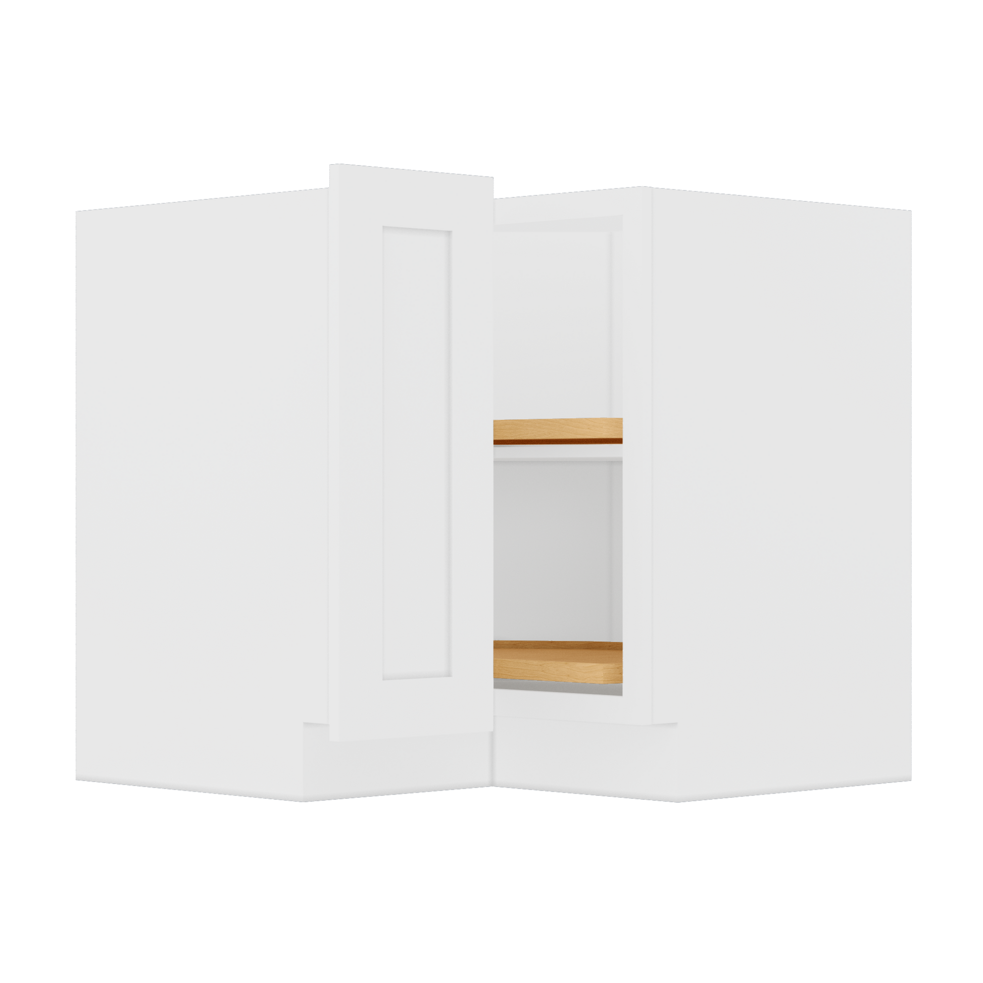 Lazy Suzan Base Kitchen Cabinet SCER36 Alpina White LessCare 34.5 in. height 36 in. depth - Kitchen Cabinets