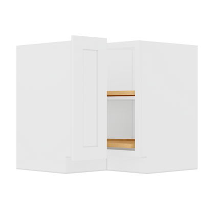 Lazy Suzan Base Kitchen Cabinet SCER36 Alpina White LessCare 34.5 in. height 36 in. depth - Kitchen Cabinets