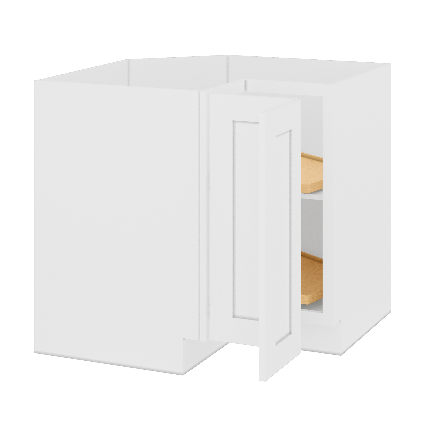 Lazy Suzan Base Kitchen Cabinet SCER36 Alpina White LessCare 34.5 in. height 36 in. depth - Kitchen Cabinets