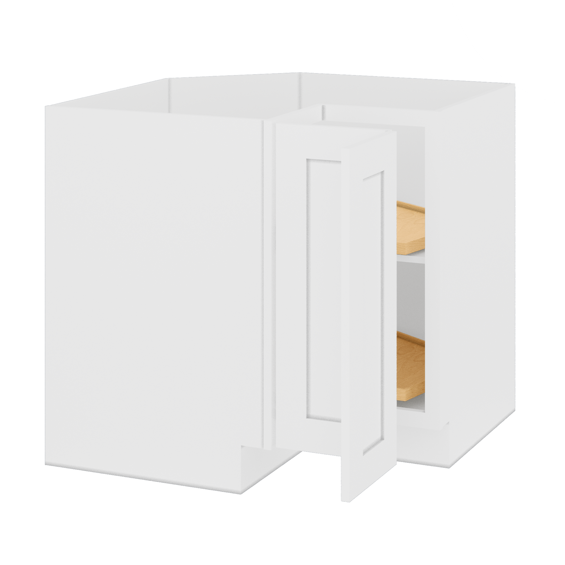 Lazy Suzan Base Kitchen Cabinet SCER36 Alpina White LessCare 34.5 in. height 36 in. depth - Kitchen Cabinets