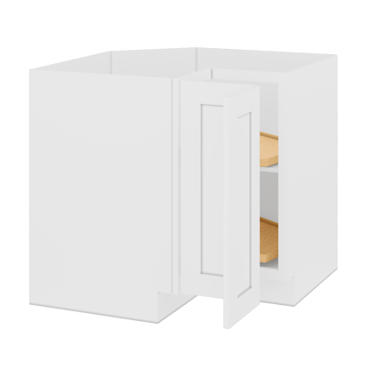 Lazy Suzan Base Kitchen Cabinet SCER36 Alpina White LessCare 34.5 in. height 36 in. depth - Kitchen Cabinets