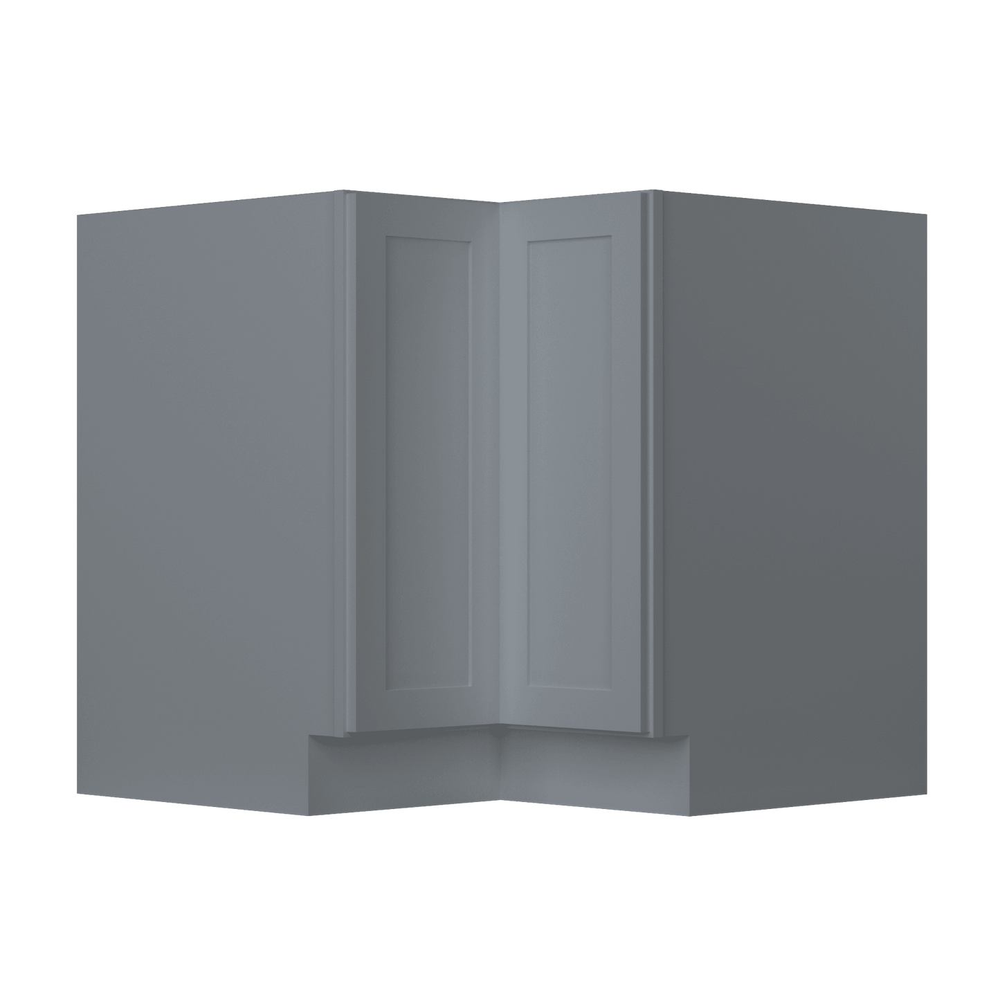 Lazy Suzan Base Kitchen Cabinet SCER36 Colonial Gray LessCare 34.5 in. height 36 in. depth - Kitchen Cabinets