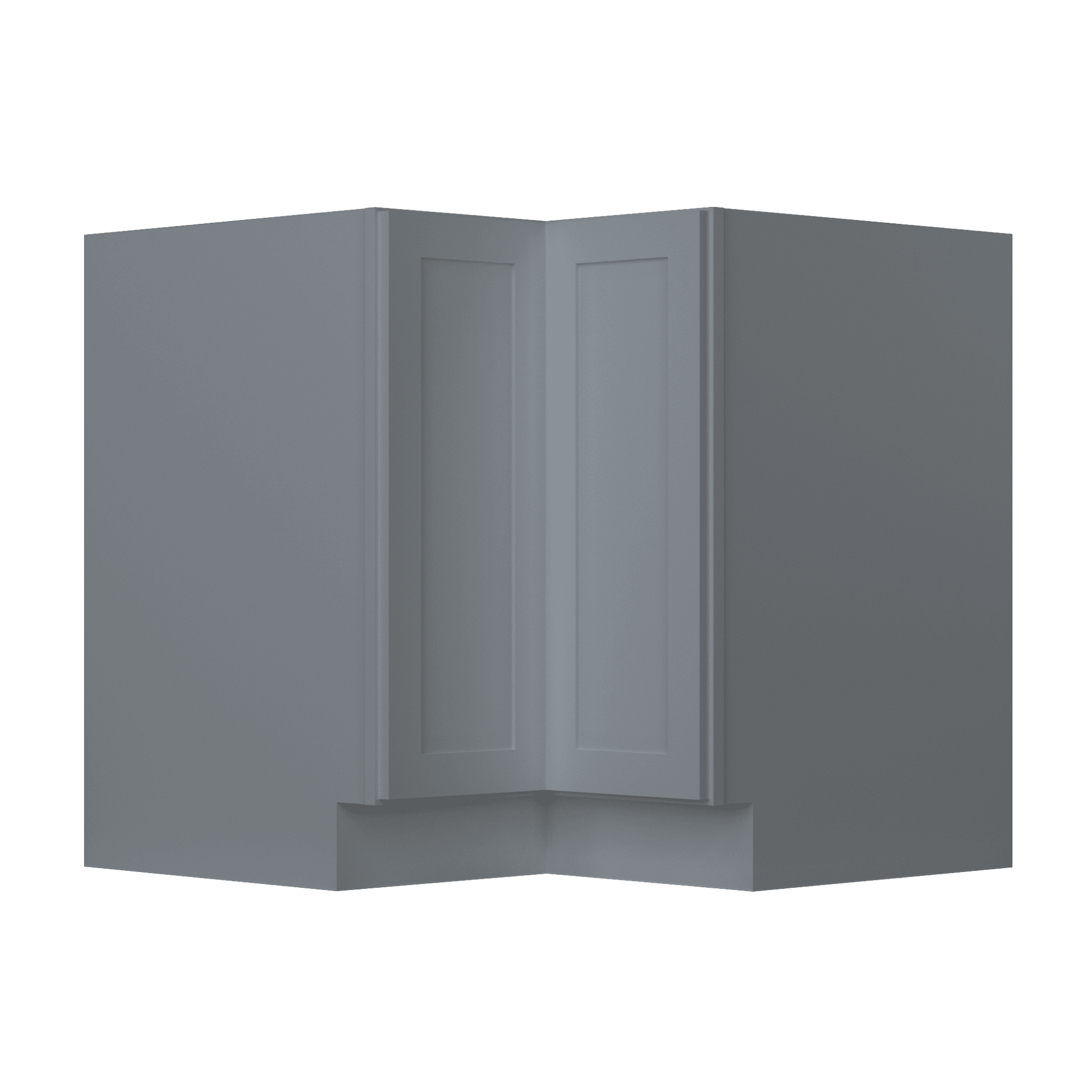 Lazy Suzan Base Kitchen Cabinet SCER36 Colonial Gray LessCare 34.5 in. height 36 in. depth - Kitchen Cabinets