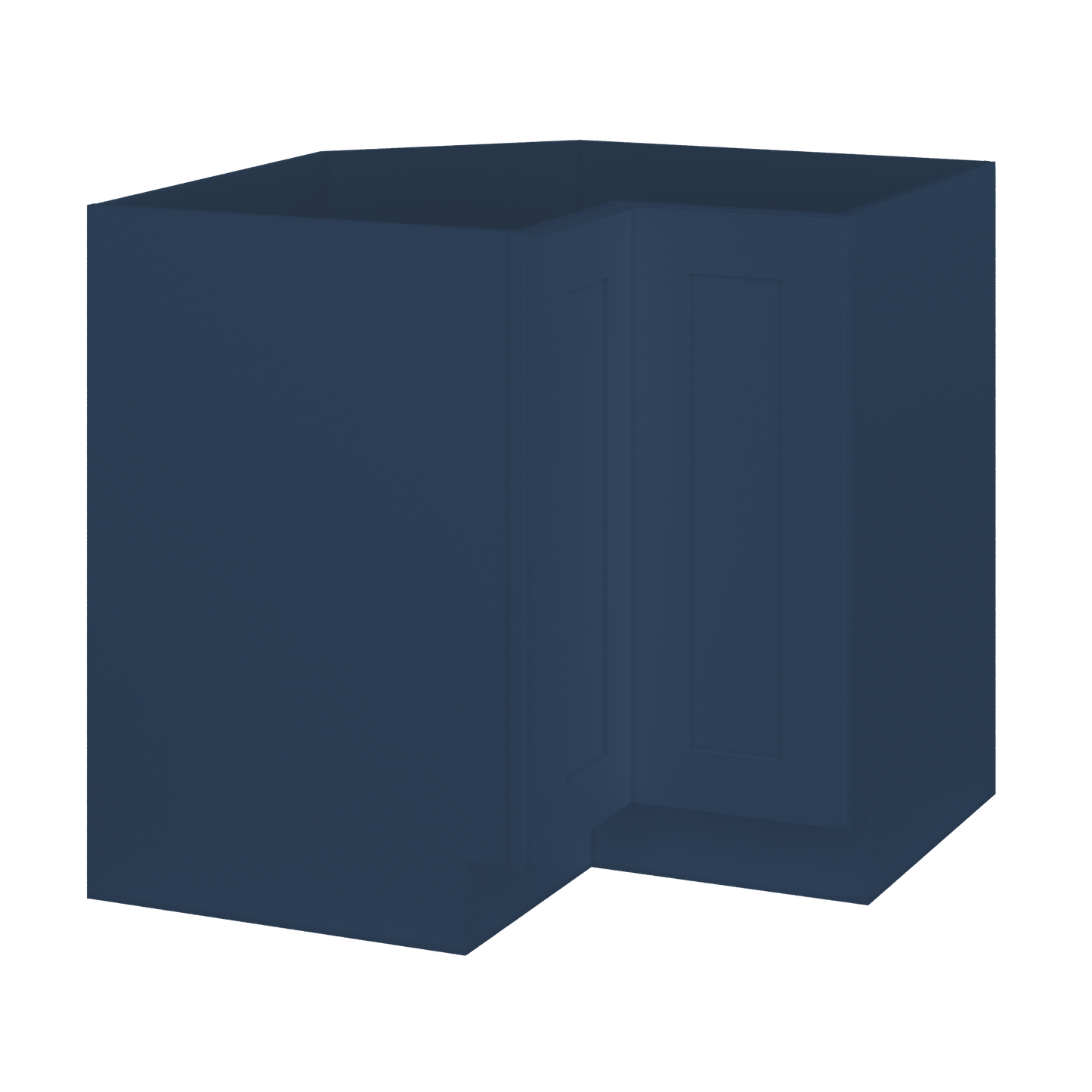 Lazy Suzan Base Kitchen Cabinet SCER36 Danbury Blue LessCare 34.5 in. height 36 in. depth - Kitchen Cabinets