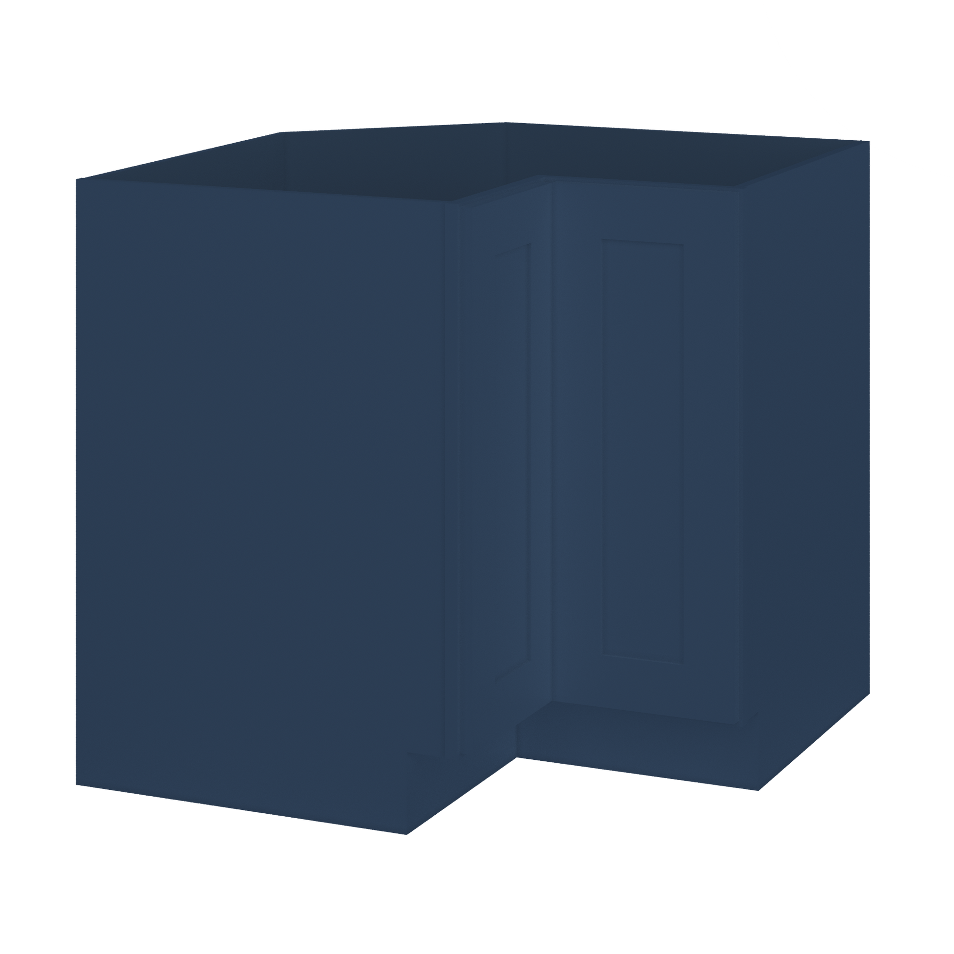 Lazy Suzan Base Kitchen Cabinet SCER36 Danbury Blue LessCare 34.5 in. height 36 in. depth - Kitchen Cabinets