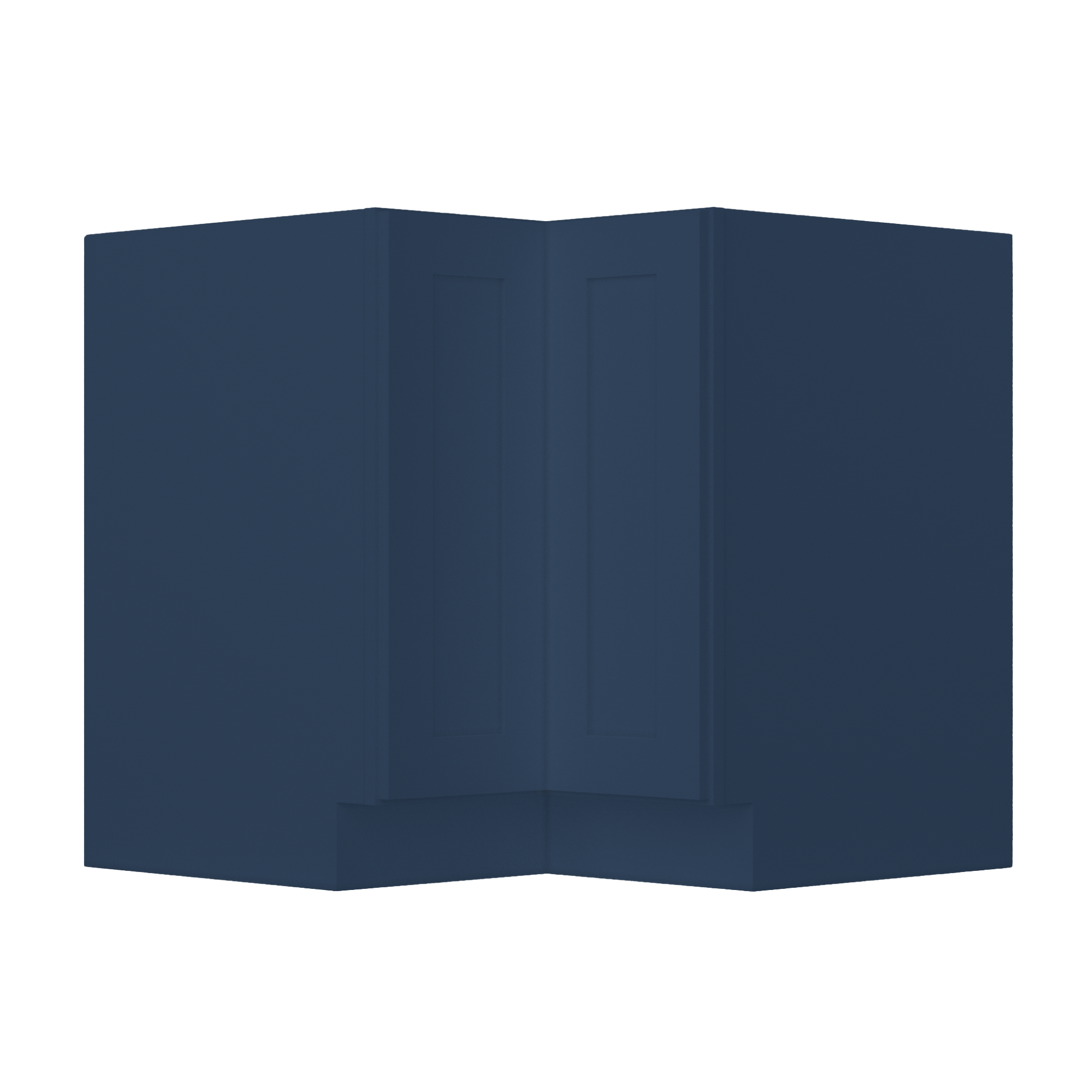 Lazy Suzan Base Kitchen Cabinet SCER36 Danbury Blue LessCare 34.5 in. height 36 in. depth - Kitchen Cabinets