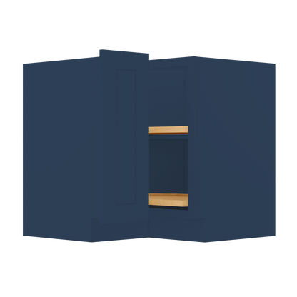 Lazy Suzan Base Kitchen Cabinet SCER36 Danbury Blue LessCare 34.5 in. height 36 in. depth - Kitchen Cabinets