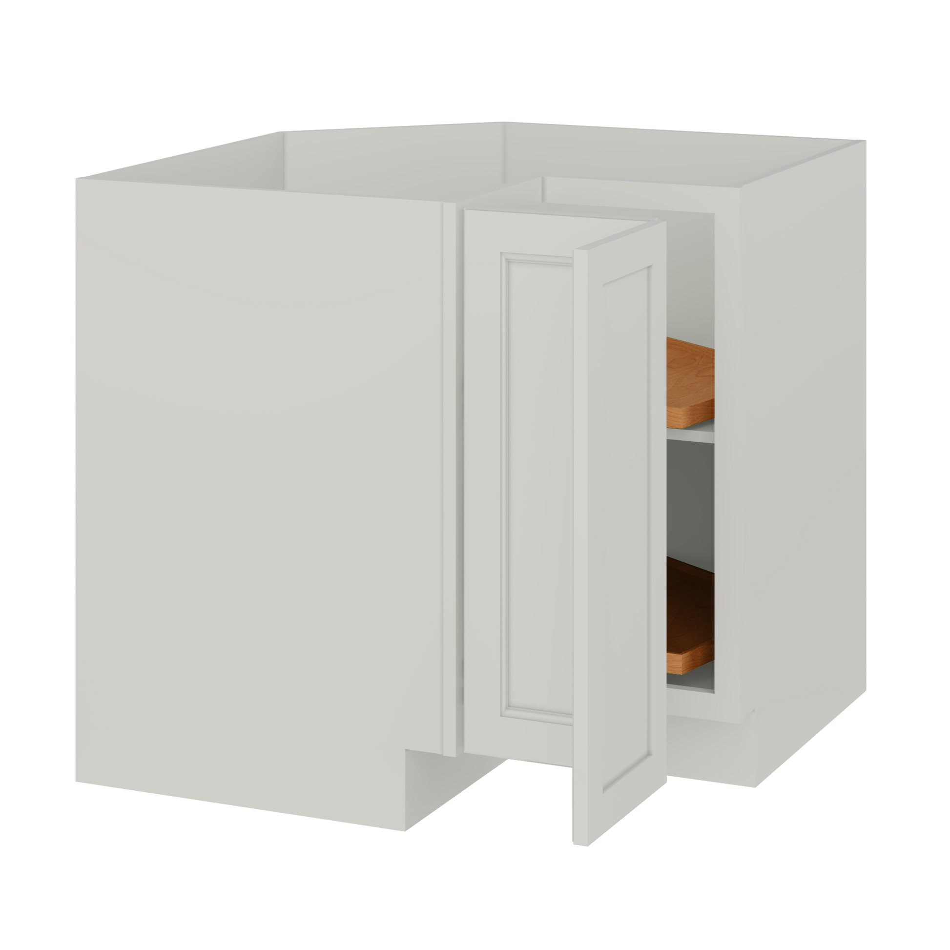 Lazy Suzan Base Kitchen Cabinet SCER36 Milan Pearl 34.5 in. height 36 in. depth - Kitchen Cabinets