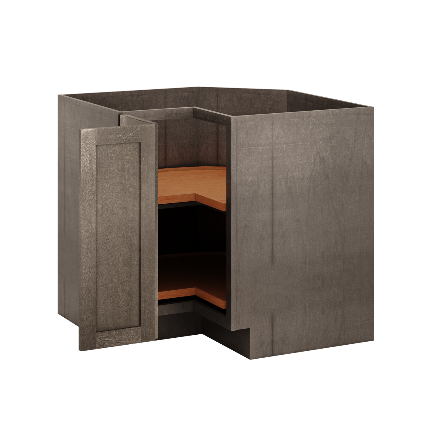 Lazy Suzan Base Kitchen Cabinet SCER36 Milan Slate 34.5 in. height 36 in. depth - Kitchen Cabinets
