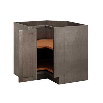 Lazy Suzan Base Kitchen Cabinet SCER36 Milan Slate 34.5 in. height 36 in. depth - Kitchen Cabinets