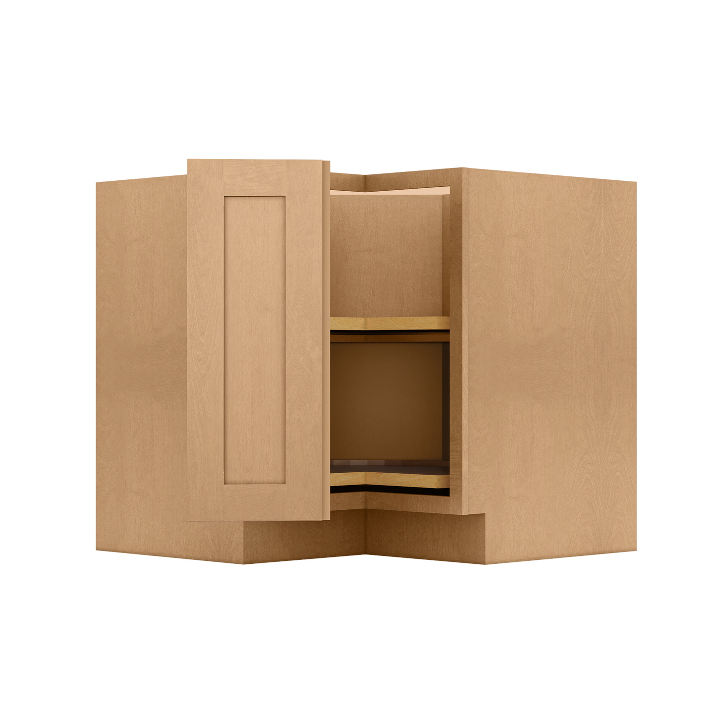 Lazy Suzan Base Kitchen Cabinet SCER36 Shaker Toffee 34.5 in. height 36 in. depth - Kitchen Cabinets