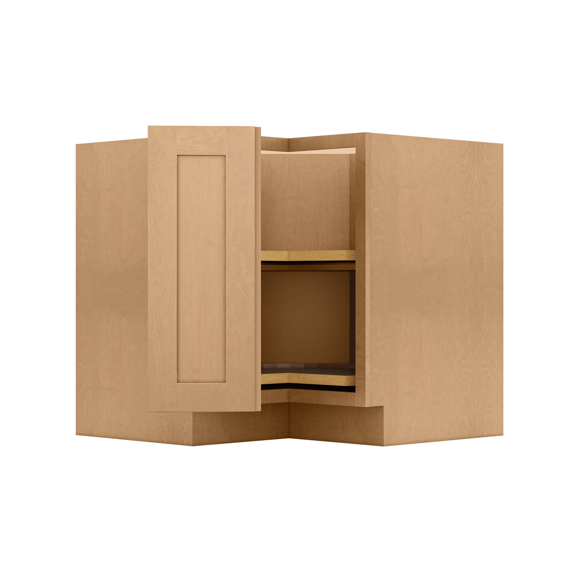 Lazy Suzan Base Kitchen Cabinet SCER36 Shaker Toffee 34.5 in. height 36 in. depth - Kitchen Cabinets