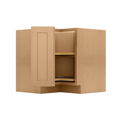 Lazy Suzan Base Kitchen Cabinet SCER36 Shaker Toffee 34.5 in. height 36 in. depth - Kitchen Cabinets