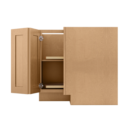 Lazy Suzan Base Kitchen Cabinet SCER36 Shaker Toffee 34.5 in. height 36 in. depth - Kitchen Cabinets