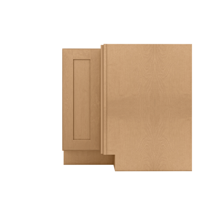 Lazy Suzan Base Kitchen Cabinet SCER36 Shaker Toffee 34.5 in. height 36 in. depth - Kitchen Cabinets