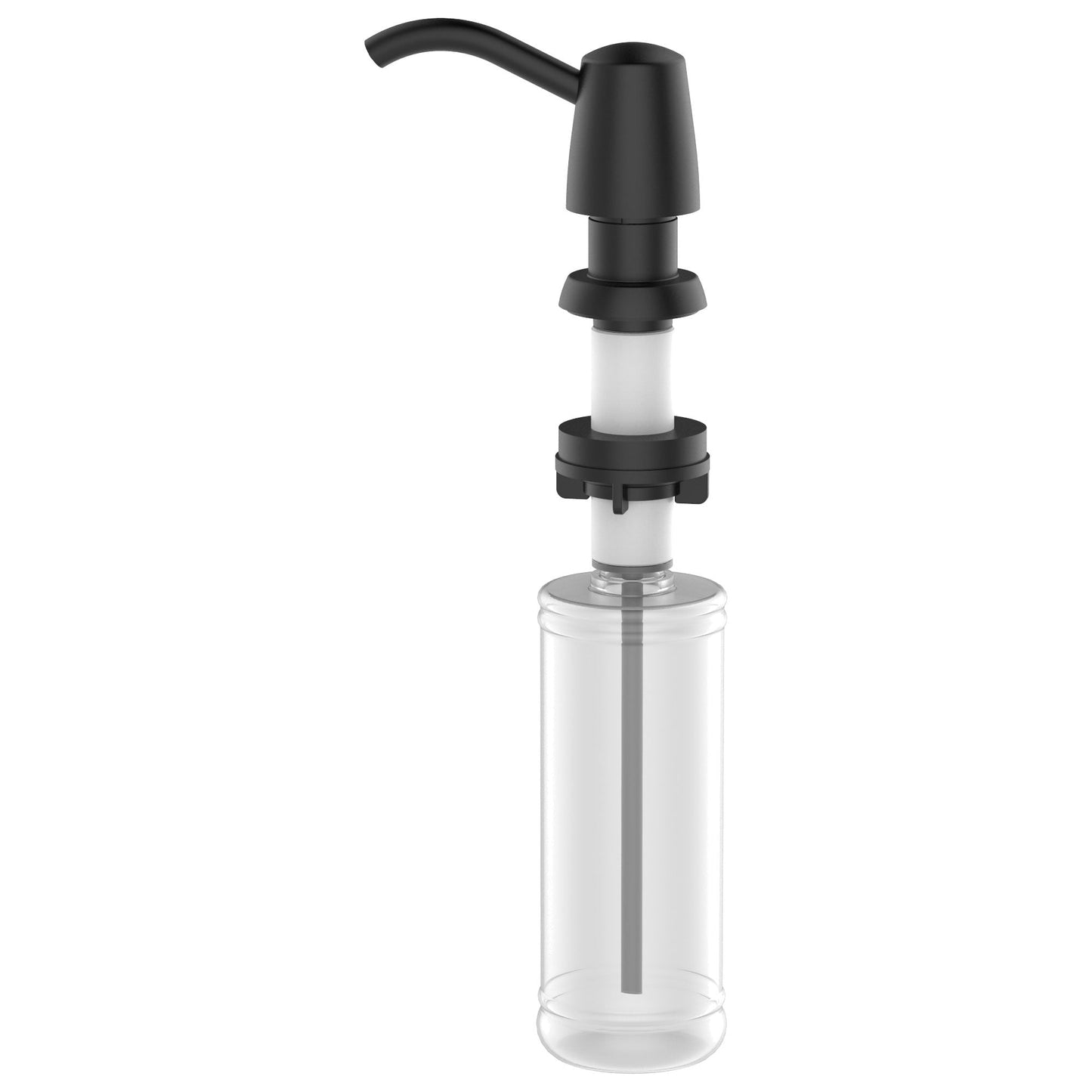 LDSM Soap Dispenser Matte Black Finish - Faucets