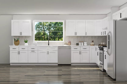 Lesscare Alpina White 15x15 Kitchen
