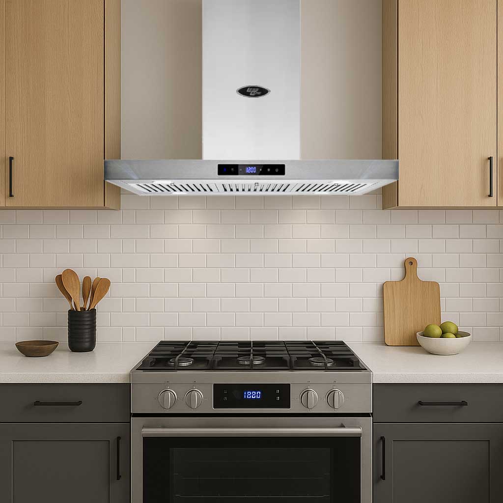 36" Wall Mount T-Shape Range Hood LH4-36 with LED