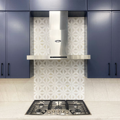 36" Wall Mount T-Shape Range Hood LH4-36 with LED