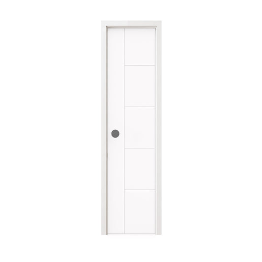 18 in. x 80 in. Berkley Honeycomb Core Primed White MDF Prehung Interior Door