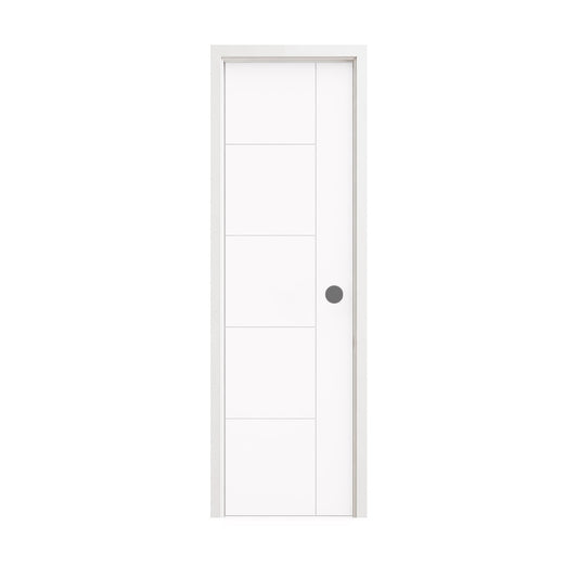 22 in. x 80 in. Berkley Honeycomb Core Primed White MDF Prehung Interior Door