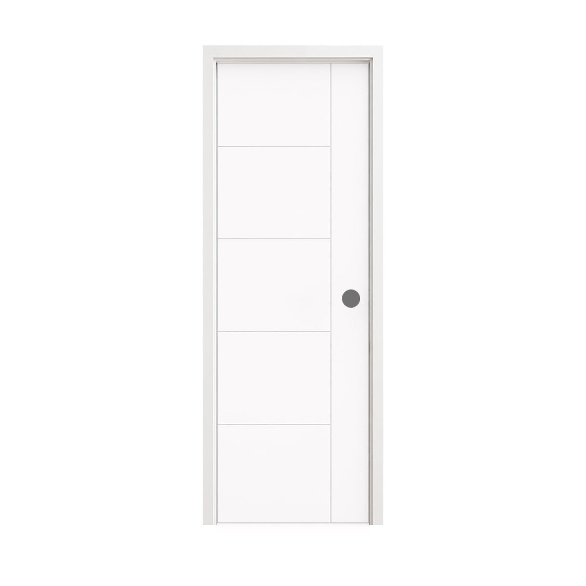 26 in. x 80 in. Berkley Honeycomb Core Primed White MDF Prehung Interior Door