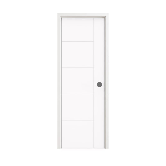 26 in. x 80 in. Berkley Honeycomb Core Primed White MDF Prehung Interior Door