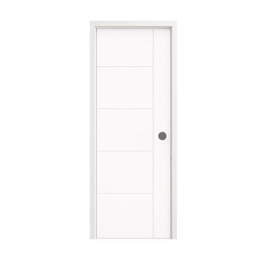 28 in. x 80 in. Berkley Honeycomb Core Primed White MDF Prehung Interior Door