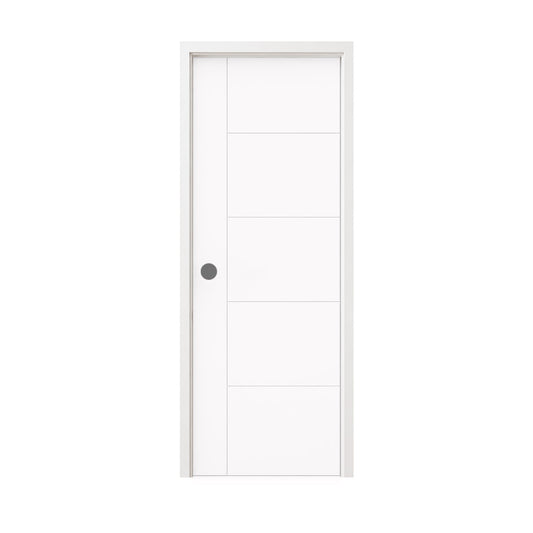28 in. x 80 in. Berkley Honeycomb Core Primed White MDF Prehung Interior Door