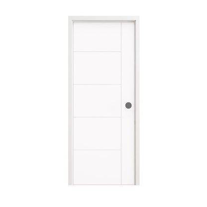 30 in. x 80 in. Berkley Honeycomb Core Primed White MDF Prehung Interior Door
