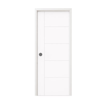 30 in. x 80 in. Berkley Honeycomb Core Primed White MDF Prehung Interior Door
