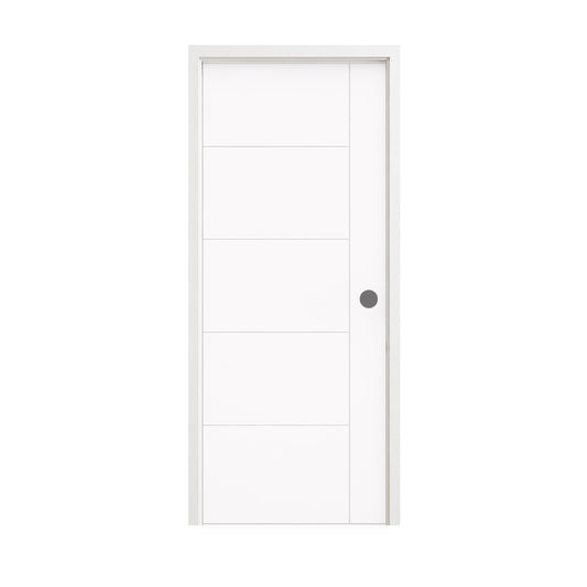 32 in. x 80 in. Berkley Honeycomb Core Primed White MDF Prehung Interior Door