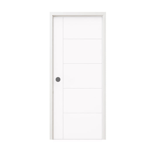32 in. x 80 in. Berkley Honeycomb Core Primed White MDF Prehung Interior Door