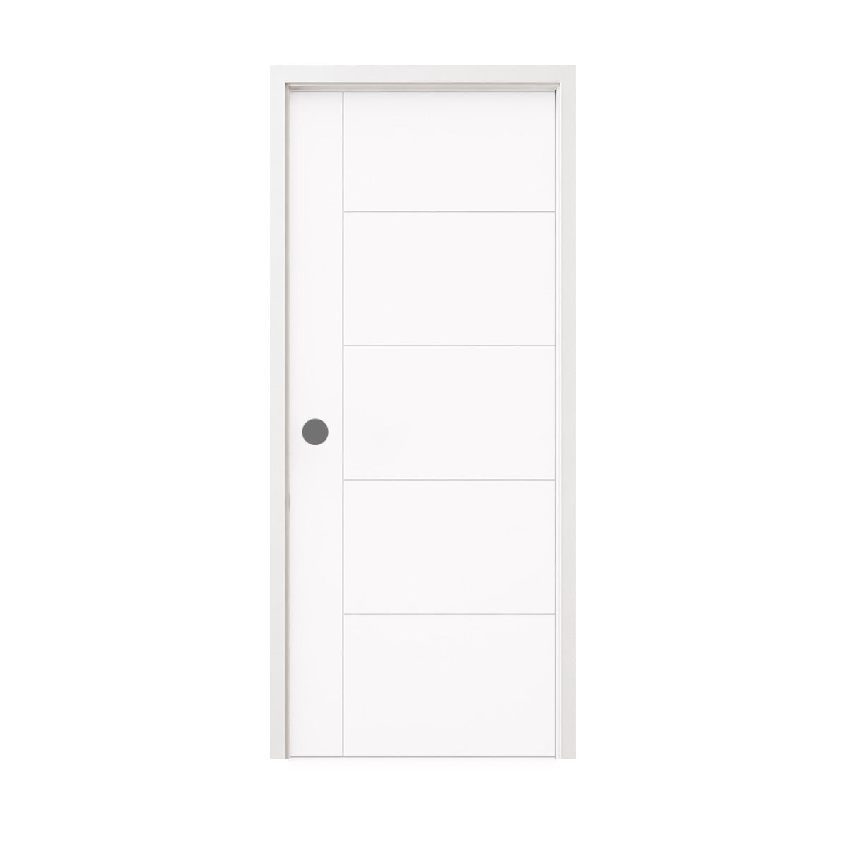 32 in. x 80 in. Berkley Honeycomb Core Primed White MDF Prehung Interior Door