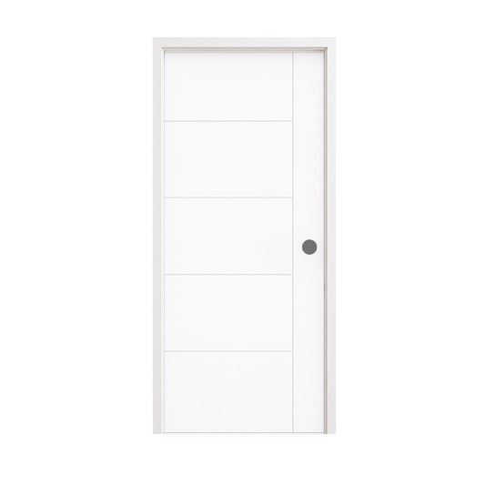 34 in. x 80 in. Berkley Honeycomb Core Primed White MDF Prehung Interior Door